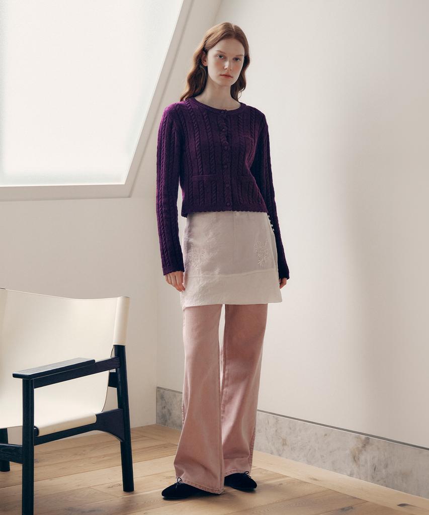 ROLAROLA Pocket Carpenter Denim Pants Pink