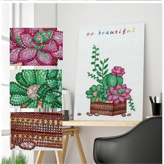 Новая алмазная живопись особой формы, цветок, живописный узор, сделай сам, 5D часть, дрель, набор для вышивки крестом, художественная вышивка со стразами