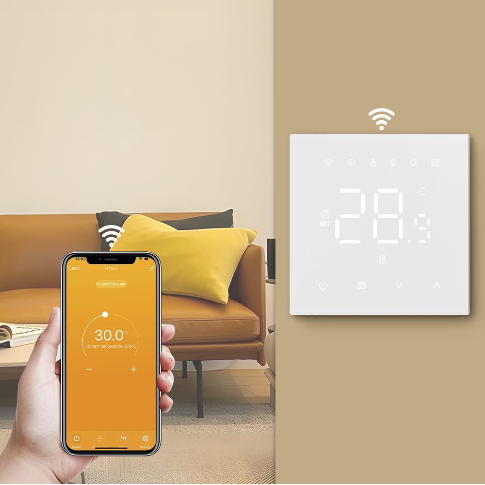 AVATTO Tuya Matter Smart Thermostat WiFi WaterGas Electric Floor Heating Temperature Controller For Alexa Google Apple Smartthin