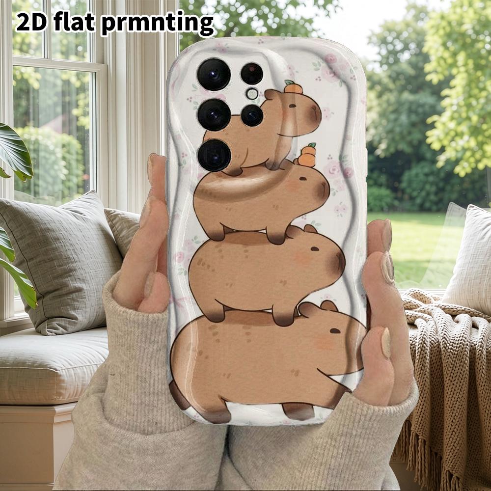 Phone Case: 2D Flat Samsung Galaxy A34 A35 M05 M06 S20 S22 S21 FE Plus 5G Protective Case, Couples Style, Stackable, Christmas and Halloween Gift