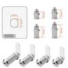 with 2 Spare Keys Cabinet Lock 16/20/25/30mm Mailbox Lock  for Furniture Mailbox Filing Cabinet