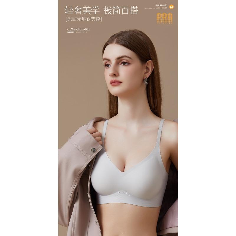 Women S Push Up Bra Thick Fixed Cup Seamless No Underwire For Small Bust