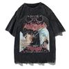 Berserk Print T Shirt Men Women Vintage Washed T-Shirt Anime Guts Graphic Tshirt Streetwear Tees Summer Casual Berserk Clothes
