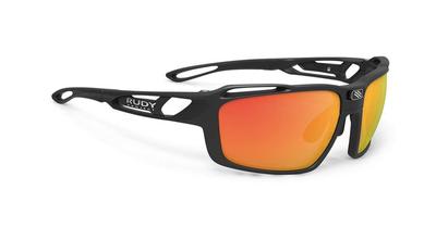RUDYPROJECT Спортивные солнцезащитные очки для шоссейного велосипеда, марафона, бега, тренировок, триатлона, тенниса, бейсбола, поляризованные, SINTRYX, черные, 3FX HDR, многоцветные, лазерные, оранжевые