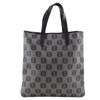 Anagram Handbag Tote Bag Gray / Black PVC/leather Unisex Used