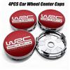 4pcs 56mm 60mm Universal WRC Emblem Car Wheel Center Cover Hub Cap Sticker For FORD 10Q TOYOTA Volkswagen KIAQ10