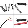 1 Pair Motorcycle Car Flexible 17 SMD LED Tail Light Strip Brake Stop Turn Signal Indicator