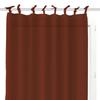 PANAMA Brick Cotton Tie-up Sail 135x250 Cm, by Soleil d'Ocre
