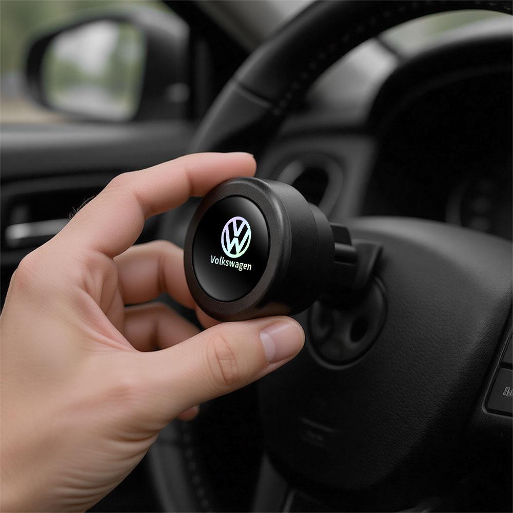 1pcs Car Steering Wheel Rotary Knob 360 Degree Rotation Metal Bearing Valve Cap For VW Golf 7 B6 Passat Tiguan MK6 R32 GTI Polo zw6