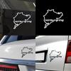Car Styling Racing Road Nurburgring Creative  Window Stickers Decal