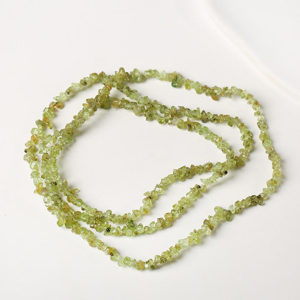 Ожерелье из натурального аметиста, 80 см - Полированные, Неправильные полоски для изготовления украшений и браслетов своими руками