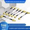 RF Coaxial SMA Male To Female Antenna Extension Cable for WiFi Network Cards