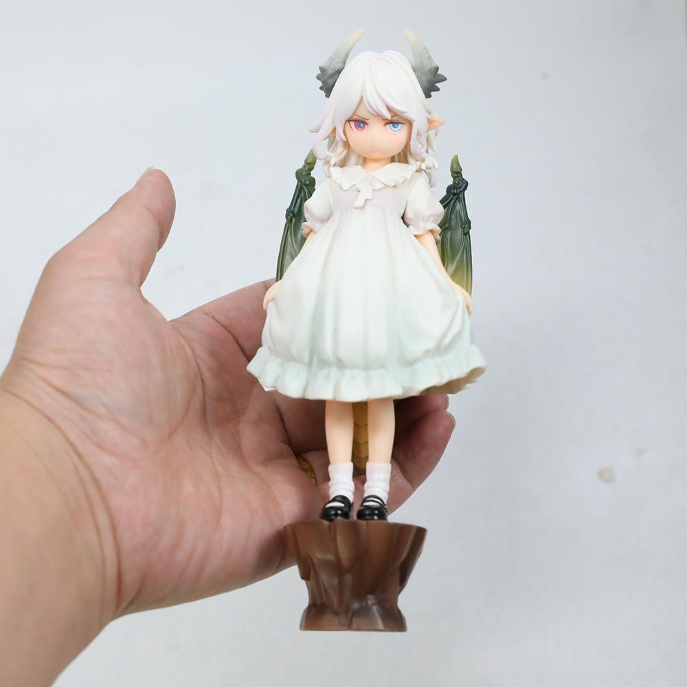 New High Quality Pretty Girl Light Nightmare Twin Life Angry Dragon Girl Little Hidden Handmade Desktop Ornament Toy Gift