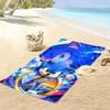 SONIC Beach Towel Suitable for Travel, Outdoor Activities, Swimming Pools, Yoga, Surfing, Camping, Hiking, Gym