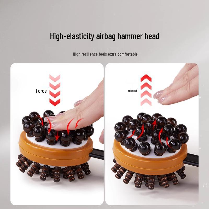 Массажный молоток с воздушной подушкой для меридианов для шеи, плеч, спины и ног - Инструмент для постукивания для фитнеса и расслабления