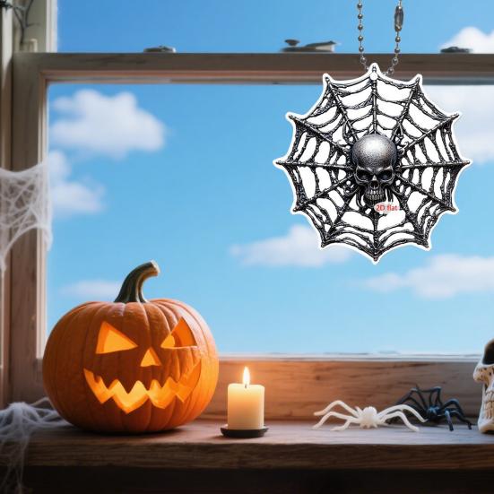 Yousheng 2D Акриловая подвеска Ведьма Готическая подвеска Мультяшная ведьма Хэллоуинское украшение для рюкзака, автомобиля, брелок-декор