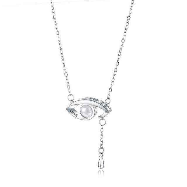 New Palm Necklace 100 Language I Love You Necklace Memory Projection Pendant Wedding Letter Necklace Drop Shipping