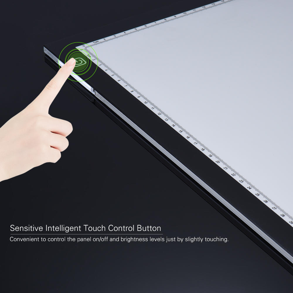 A3 47 * 37cm 23.5 Inch LED Artist Stencil Board Tattoo Drawing Tracing Table Display Light Box Pad Intelligent Touch