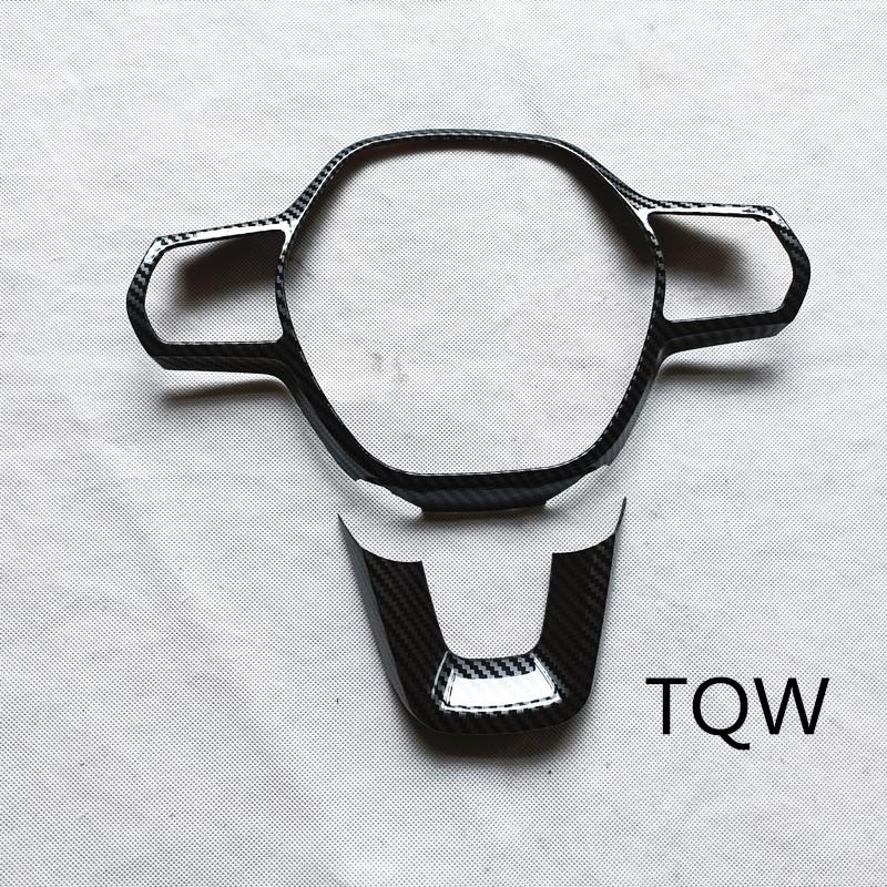 For Honda CR V CRV 6 2025 2024 2025 Interior Accessories Car Steering Wheel Cover Trim Sticker Plastic Imitation Carbon Fiber