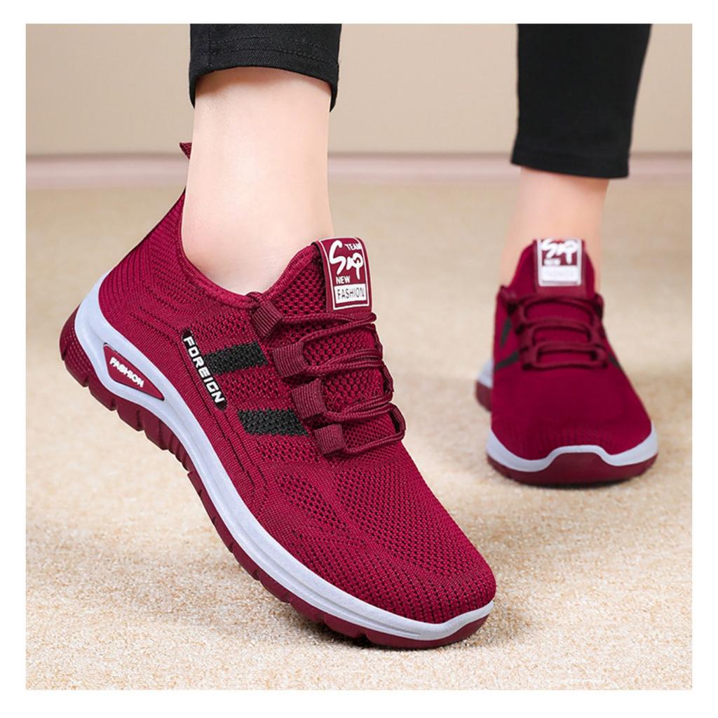 Women's Summer New Outdoor Breathable Mesh Shoes Fashion Casual Shoes Women's Shoes Low Cut Women's Sports Single Shoes