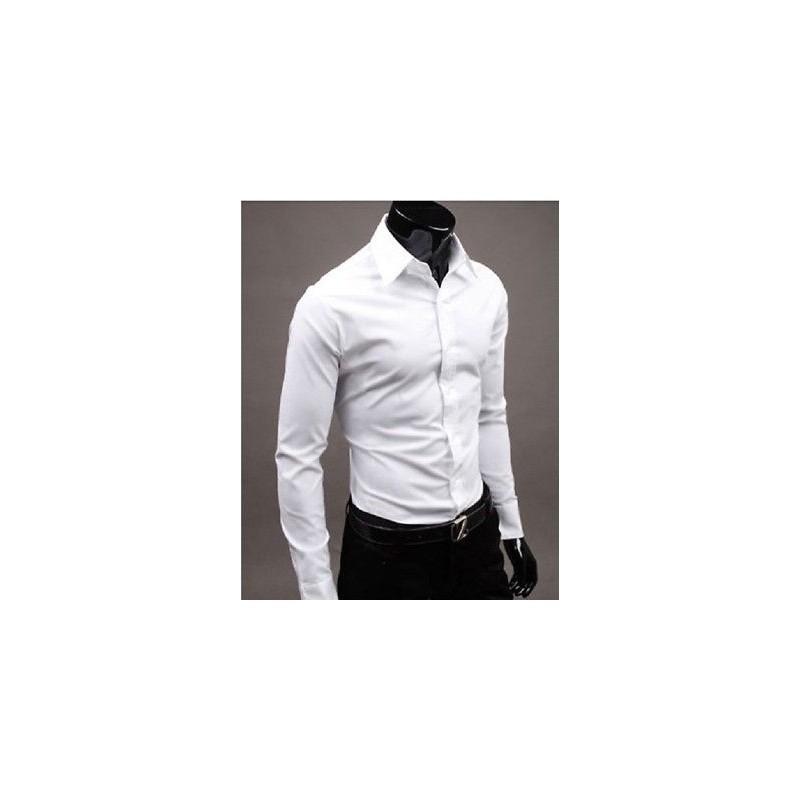 Classic Mens Dress Shirt With Wrinklefree Cotton Blend For Business And Casual Wear