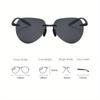 Rimless Polarized Fashion Sunglasses Men Ultralight Pilot Glasses for Women Mirror Frameless Driving Glasses UV400