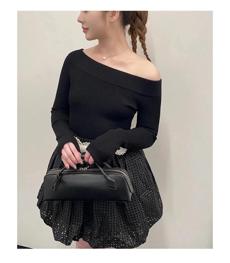 Европейский и американский стиль, женская сумка-багет из натуральной кожи через плечо - модная коровья кожа первого слоя для поездок на работу и уличного стиля