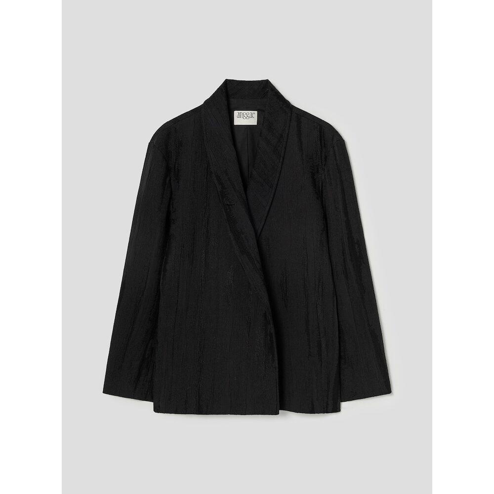 Anggae Jacquard Jacket Black