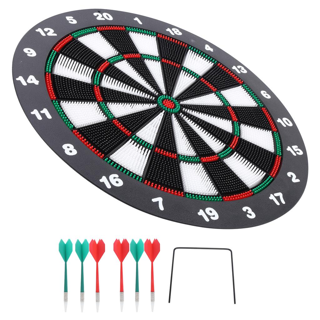 16,5-дюймовая безопасная мишень для дартса с набором из 6 дротиков, многоразовая для игр в баре, развлечений и вечеринок