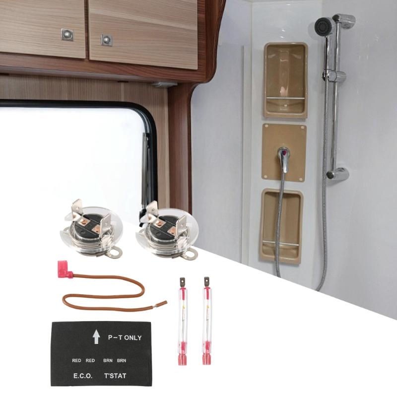 RVs Water Heater Safety Thermal Cutoff Device High Temp Auto Shutdown Foam Insulated Copper Components