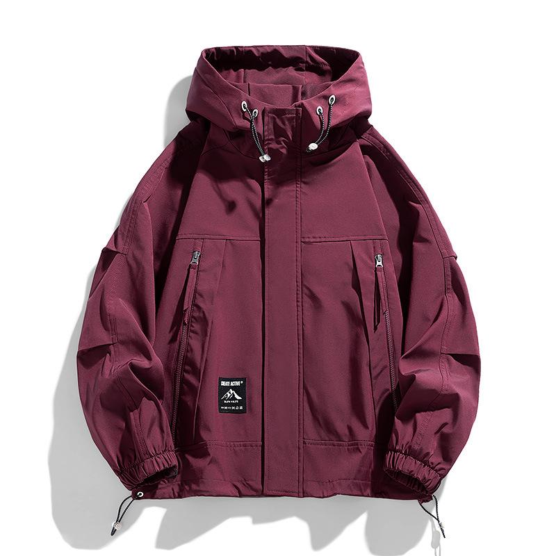 Куртка мужская весенняя свободная трендовая свободная куртка для инструментов мужская красивая универсальная верхняя часть
