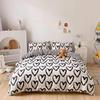 Home Textile Three-Piece Set Simple And Careful Cartoon Digital Printing Quilt Pillowcase Bedding