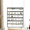 Earrings Organizer Stand Earring Holder Display Stand with 120 Holes 6 Tiers Jewelry Organizers Rack with Wood Base Gift