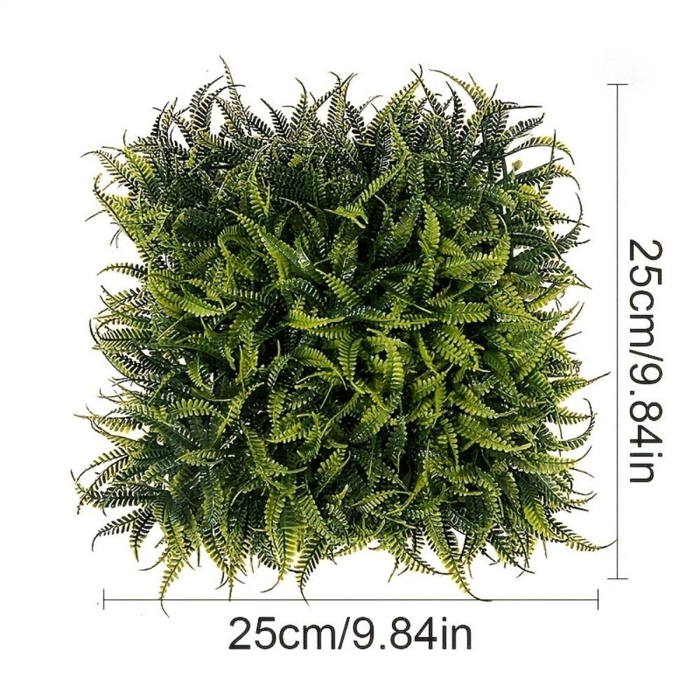 2Pcs Eternal Life Artificial Plant Wall Panel Artificial Grass Backdrop Wall Privacy Screen