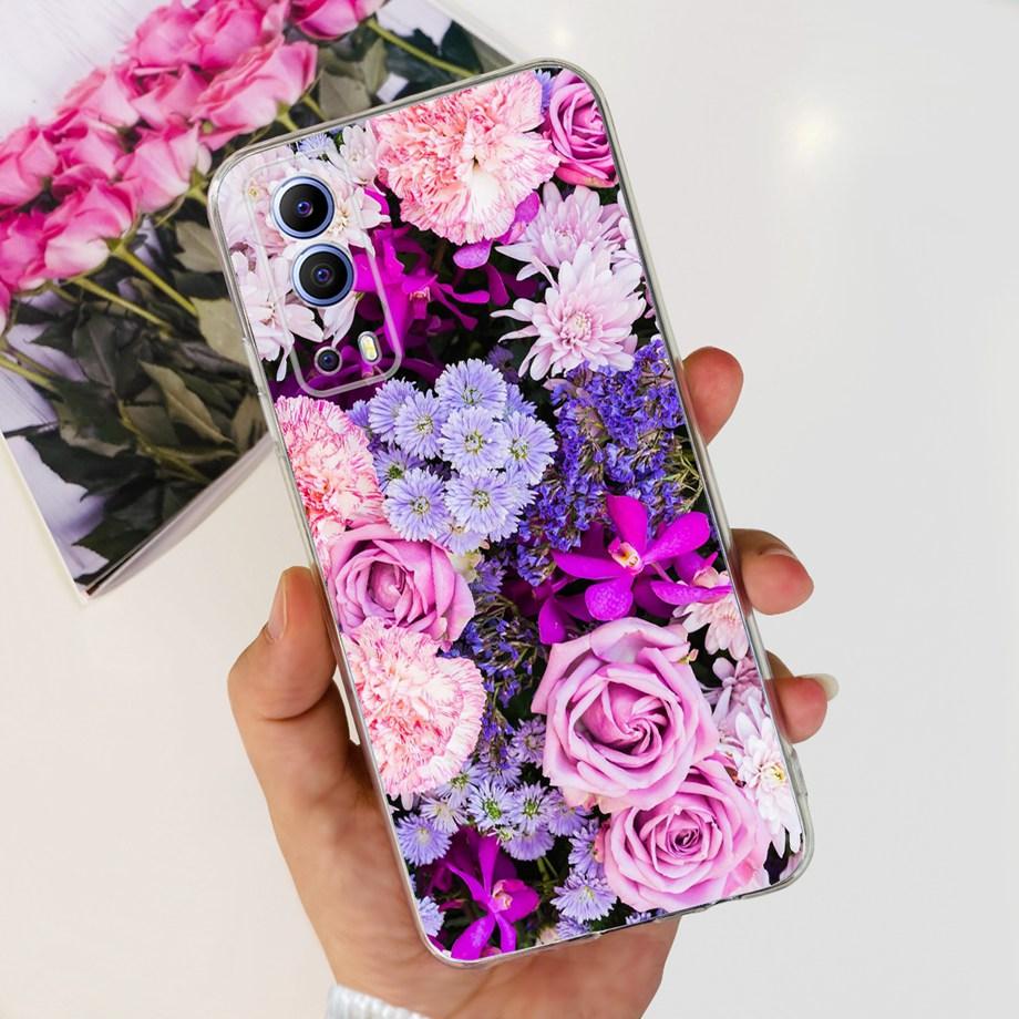 Чехол для телефона Vivo Y72 5G V2041 Для Vivo Y52 5G V2053 Мягкий силиконовый ударопрочный прозрачный задний чехол VivoY72 Y52 5G