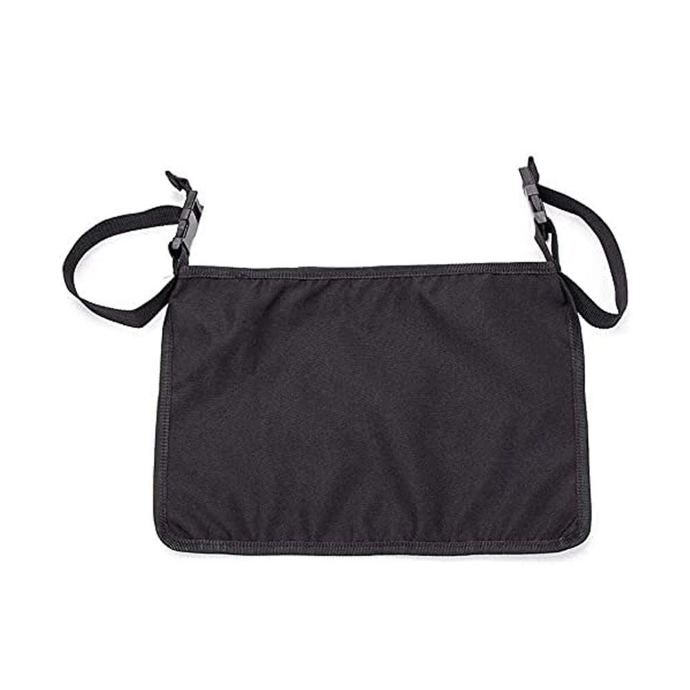 Waterproof Under Wheelchair Storage Bag Oxford Fabric with Secure Zipper and Adjustable 35x27cm for Daily Essentials