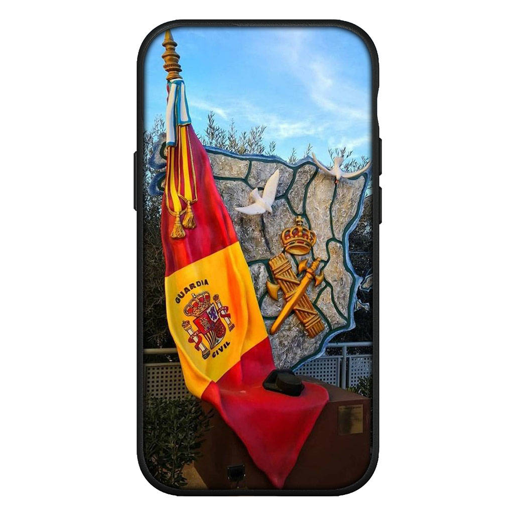 Для iPhone 15 14 Xiaomi Redmi Note 13 12 11 10 Pro Max X 8 XR Samsung Galaxy S24 S23 A15 13C S20 S22 12C S10 Huawei OPPO чехол для телефона с флагом Испании