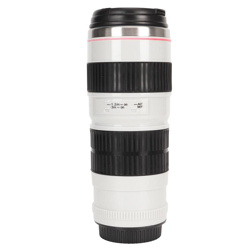 Кружка для кофе в виде объектива камеры, кружки для кофе из нержавеющей стали, герметичные крышки, кружка для фотографа, дорожная кофейная чашка для мужчин и женщин