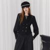 UNIFREE Dark Gothic Slim-Fit Stand-Collar Shirt