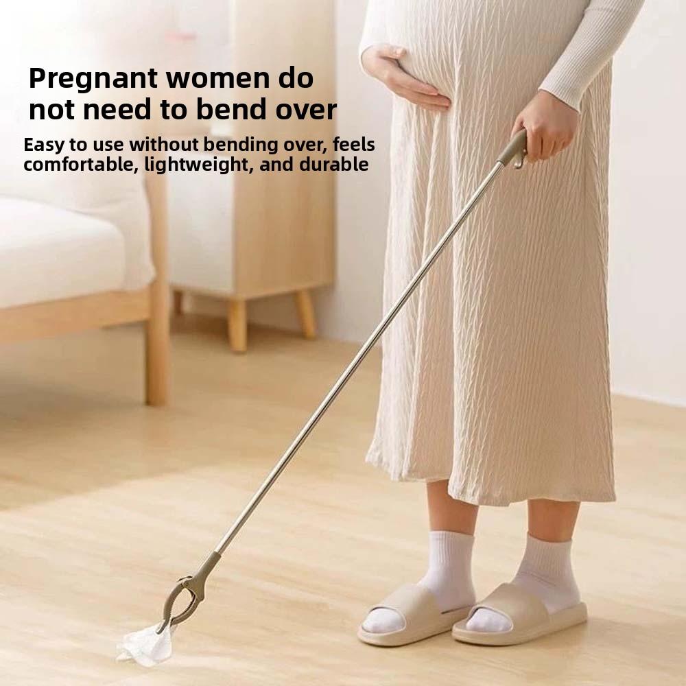 Trash Reacher Picker Foldable Litter Picker Stainless Steel Pregnant Grabber Stick Home