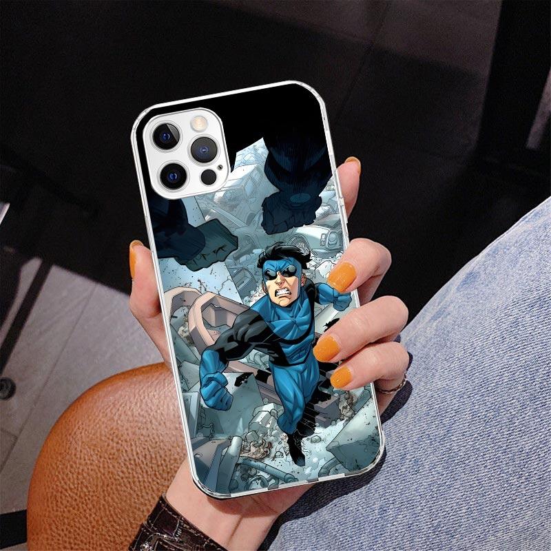 Крутой чехол I-Invincible для iPhone 17 Air 16 Pro Max 16E 15 + 14 Plus 11 12 13 Mini 7 8 SE Подарок Печатный чехол Fundas