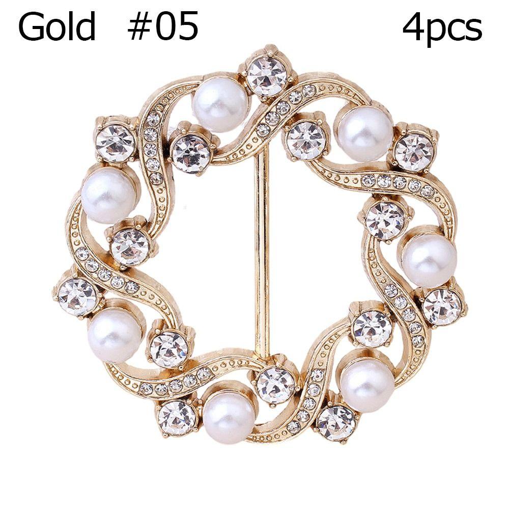 4 шт. Модные ювелирные изделия из шелка, застежка, клипсы, брошь, пряжка для шали, кольцо для шарфа, пряжка для талии, пряжка для шарфа