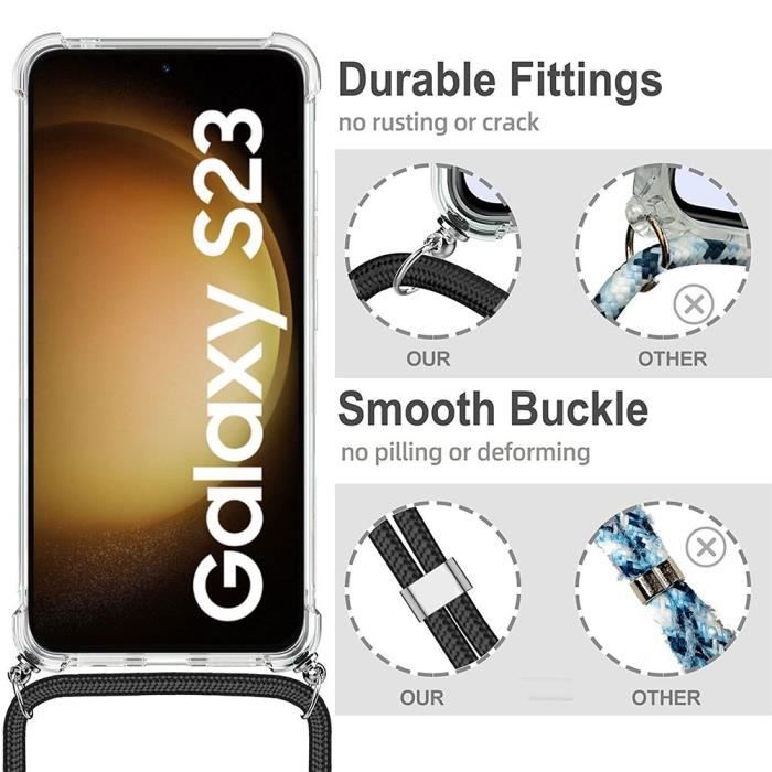Protective Case for Samsung Galaxy S23 - BOOLING - Flexible - Silicone - Transparent - Shockproof