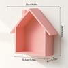 Display Toy Shelf Wooden Wall Shelf Wall Mounted Floating Shelves House Shape Wall Storage Organizer Key Storage Rack Wall Decor