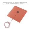 200W 24V 235*235mm High Temperature Resistance Silicone Heated Bed Heating Pad for 3D Printer