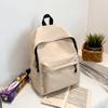 TS JYL laptop bag,INS Backpack Japanese School Bag Simple Solid Nylon Waterproof Student