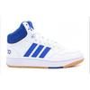 Adidas Детские кроссовки Hoops 3.0 Mid K White Royal Blue Team-Royal Gum IE0222