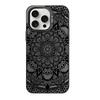 Цветочный чехол с узором Мандала Тотем для iPhone 16 11 12 13 14 15 Pro Max XR 8 Plus, устойчивый к царапинам, двухслойный, из твердого пластика IMD