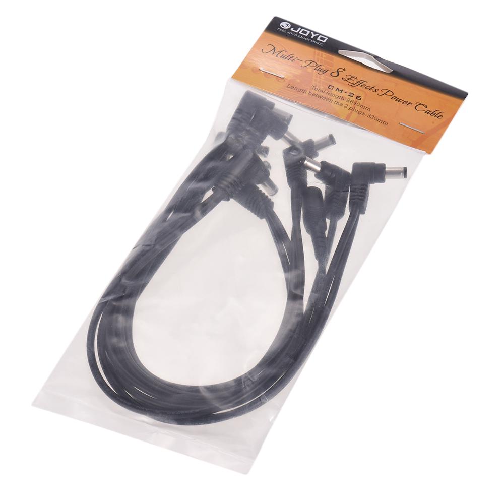 JOYO CM-26 Гитарные эффекты, силовой кабель, разветвитель шнура, 8 способов, гирляндное соединение для постоянного тока 9 В, гитарные басовые эффекты