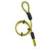 Yamashiro YK-030GD Helmet Cable for Motorcycles, Lightweight, Anti-Theft, Gold, Total Length 16.9 Inches (430 Mm)
